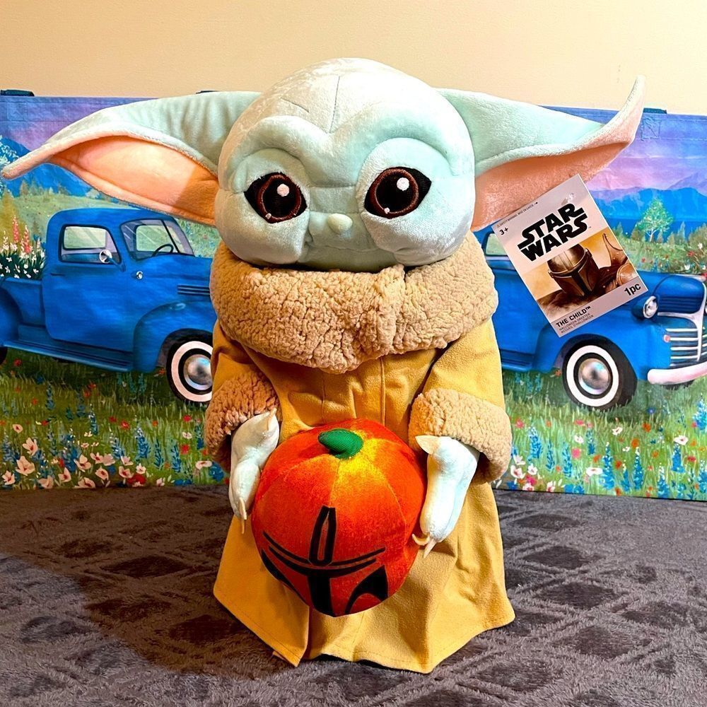 Disney The Child Halloween Greeter plush NWT